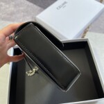 Celine Chain Bag Triomphe In Shiny Calfskin