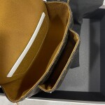 Celine Medium Folco Bag In Triomphe Canvas