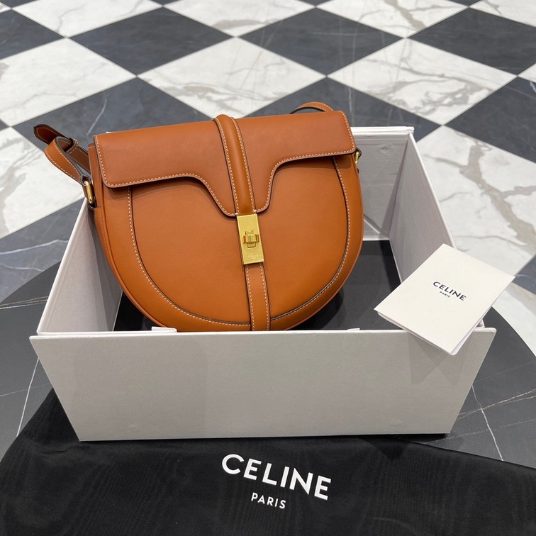 Celine Small Besace 16 Bag In Satinated Calfskin
