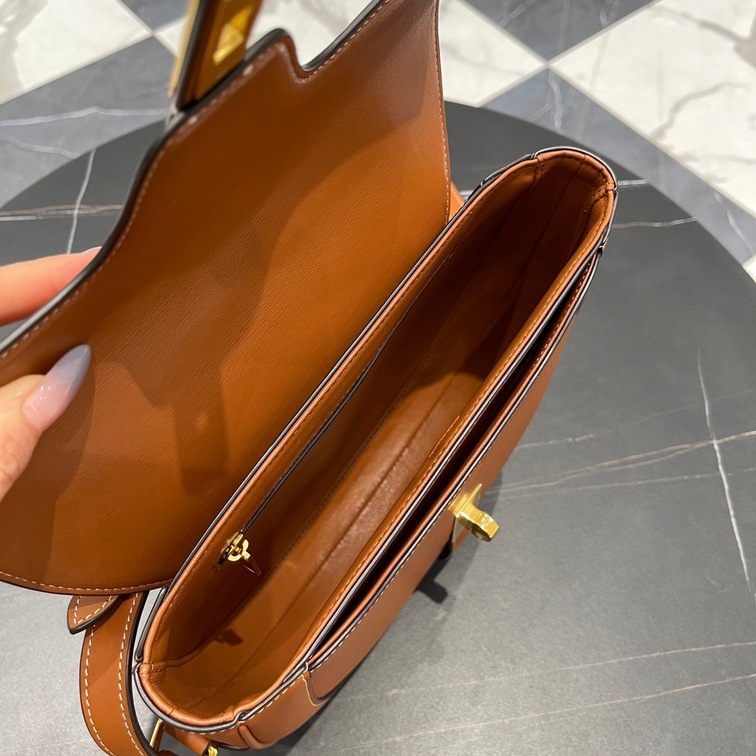 Celine Small Besace 16 Bag In Satinated Calfskin