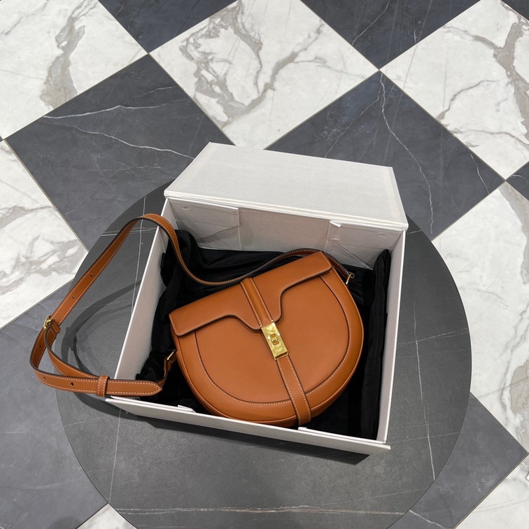 Celine Small Besace 16 Bag In Satinated Calfskin