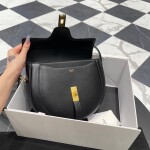 Celine Small Besace 16 Bag In Satinated Calfskin