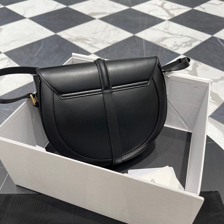 Celine Small Besace 16 Bag In Satinated Calfskin