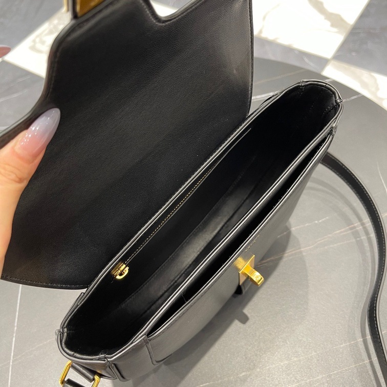 Celine Small Besace 16 Bag In Satinated Calfskin