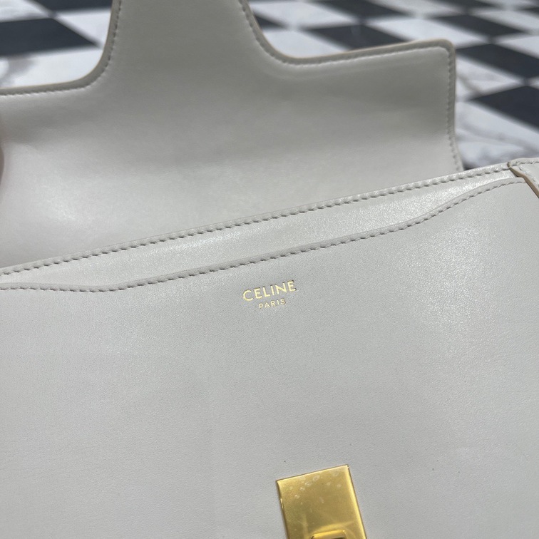 Celine Small Besace 16 Bag In Satinated Calfskin