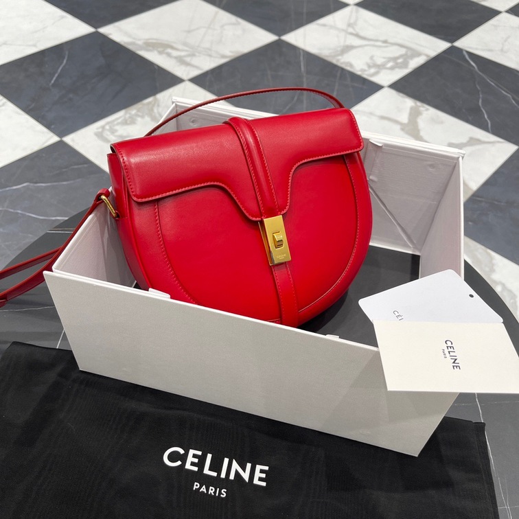 Celine Small Besace 16 Bag In Satinated Calfskin