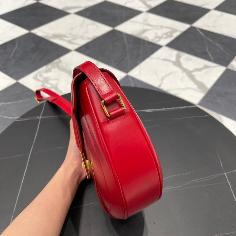 Celine Small Besace 16 Bag In Satinated Calfskin