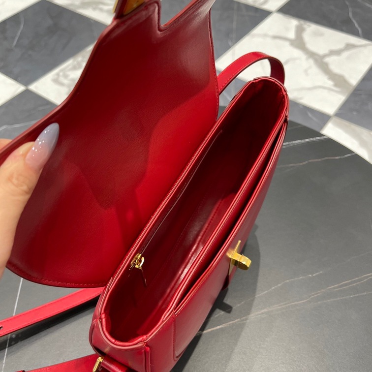Celine Small Besace 16 Bag In Satinated Calfskin