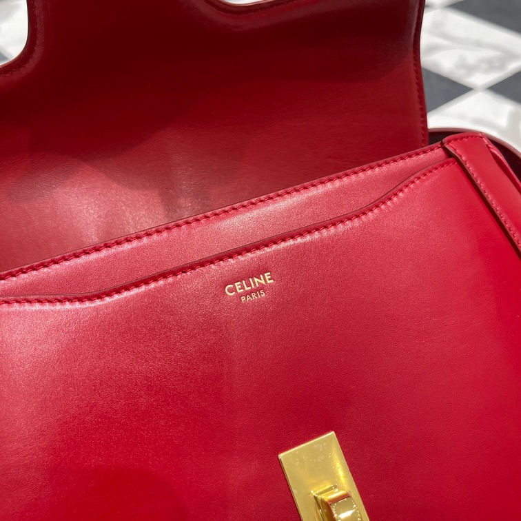 Celine Small Besace 16 Bag In Satinated Calfskin