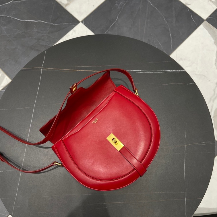 Celine Small Besace 16 Bag In Satinated Calfskin