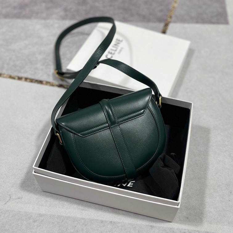 Celine Small Besace 16 Bag In Satinated Calfskin