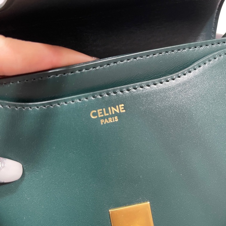 Celine Small Besace 16 Bag In Satinated Calfskin
