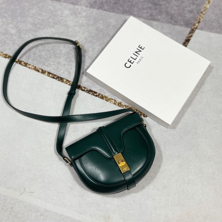 Celine Small Besace 16 Bag In Satinated Calfskin