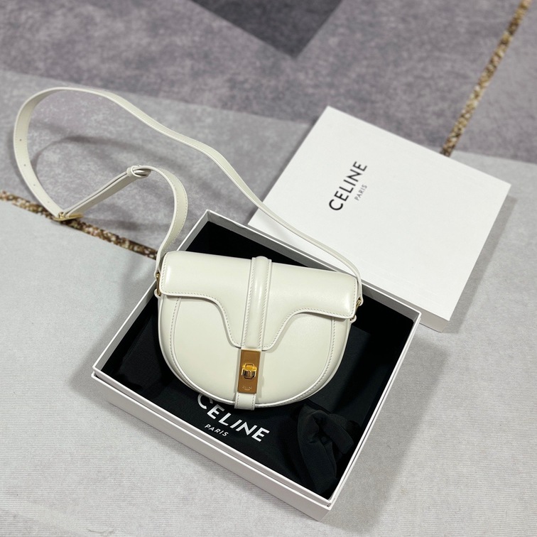 Celine Small Besace 16 Bag In Satinated Calfskin