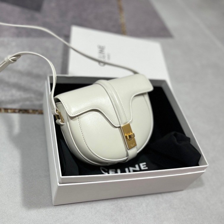 Celine Small Besace 16 Bag In Satinated Calfskin