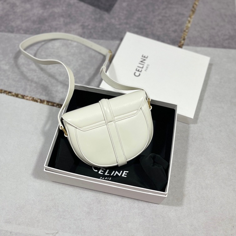 Celine Small Besace 16 Bag In Satinated Calfskin