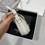 Celine Small Besace 16 Bag In Satinated Calfskin