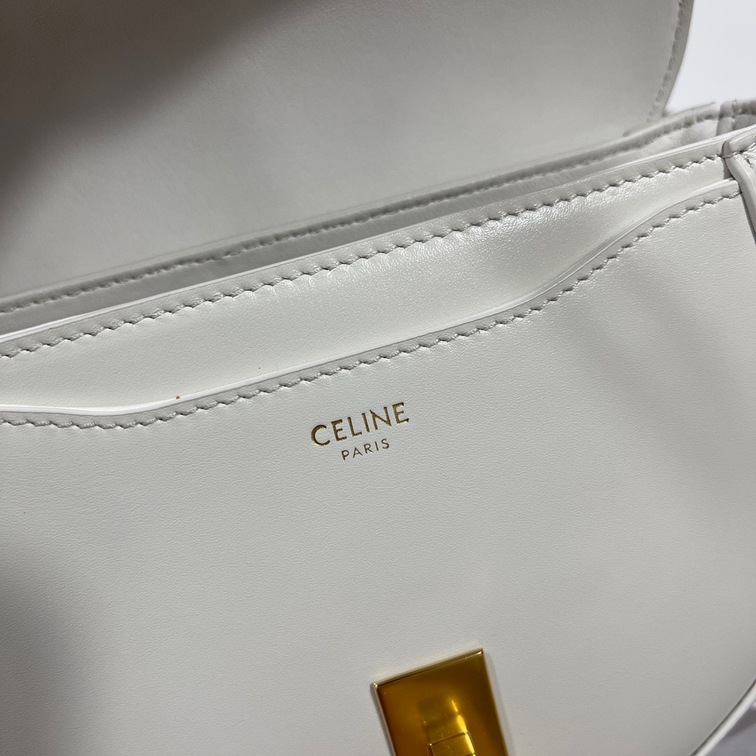 Celine Small Besace 16 Bag In Satinated Calfskin