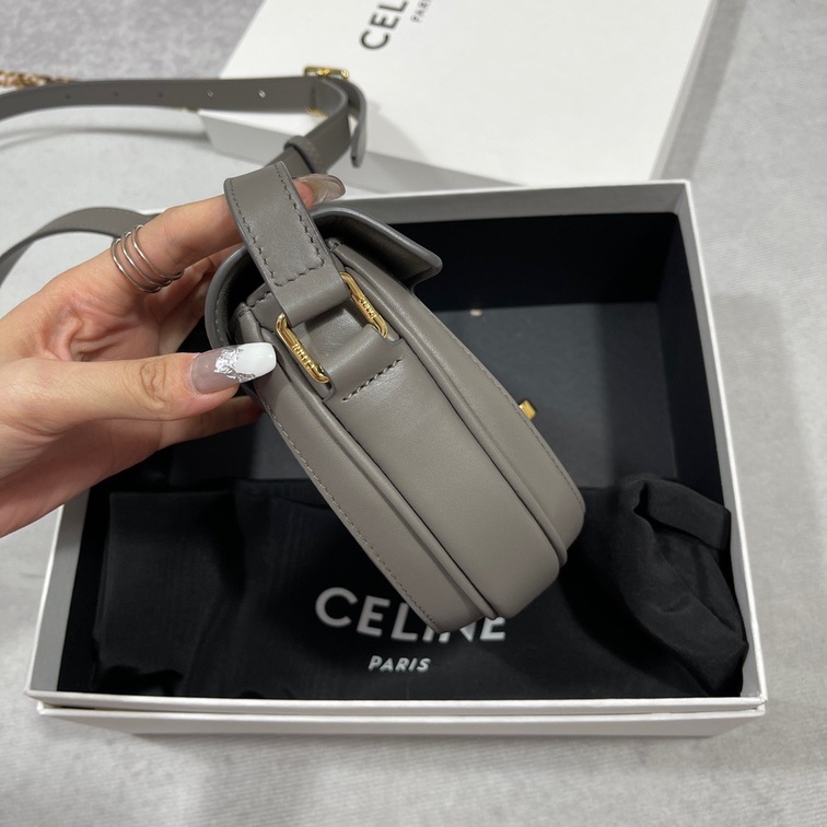 Celine Small Besace 16 Bag In Satinated Calfskin