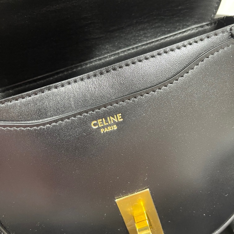 Celine Small Besace 16 Bag In Satinated Calfskin