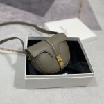 Celine Small Besace 16 Bag In Satinated Calfskin