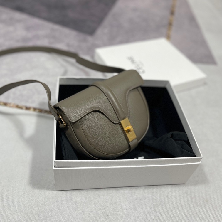 Celine Small Besace 16 Bag In Satinated Calfskin