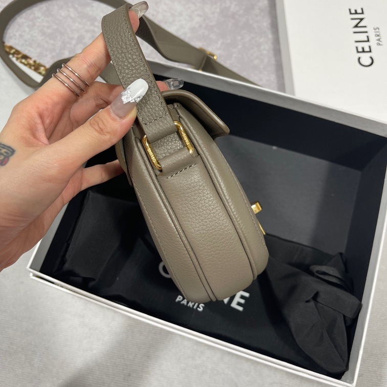 Celine Small Besace 16 Bag In Satinated Calfskin