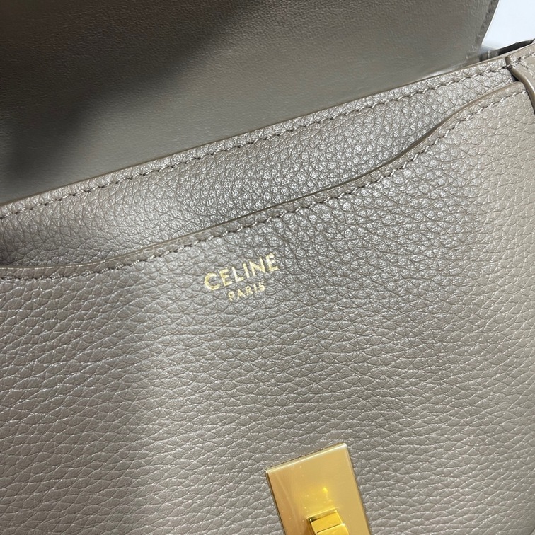 Celine Small Besace 16 Bag In Satinated Calfskin