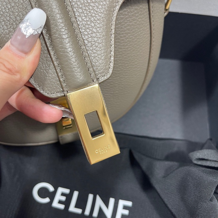 Celine Small Besace 16 Bag In Satinated Calfskin