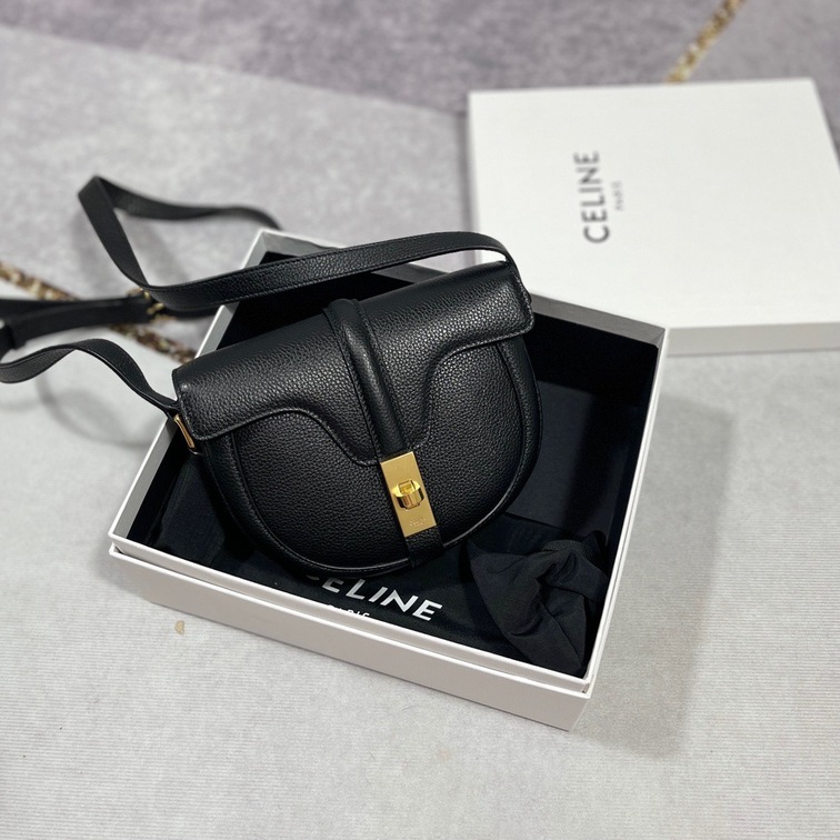 Celine Small Besace 16 Bag In Satinated Calfskin