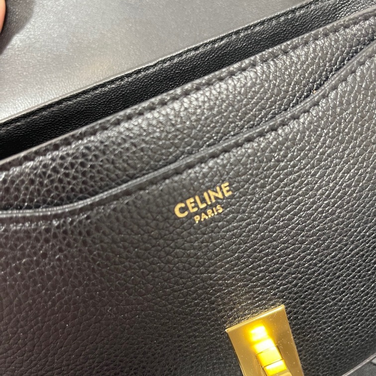 Celine Small Besace 16 Bag In Satinated Calfskin