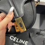 Celine Small Besace 16 Bag In Satinated Calfskin