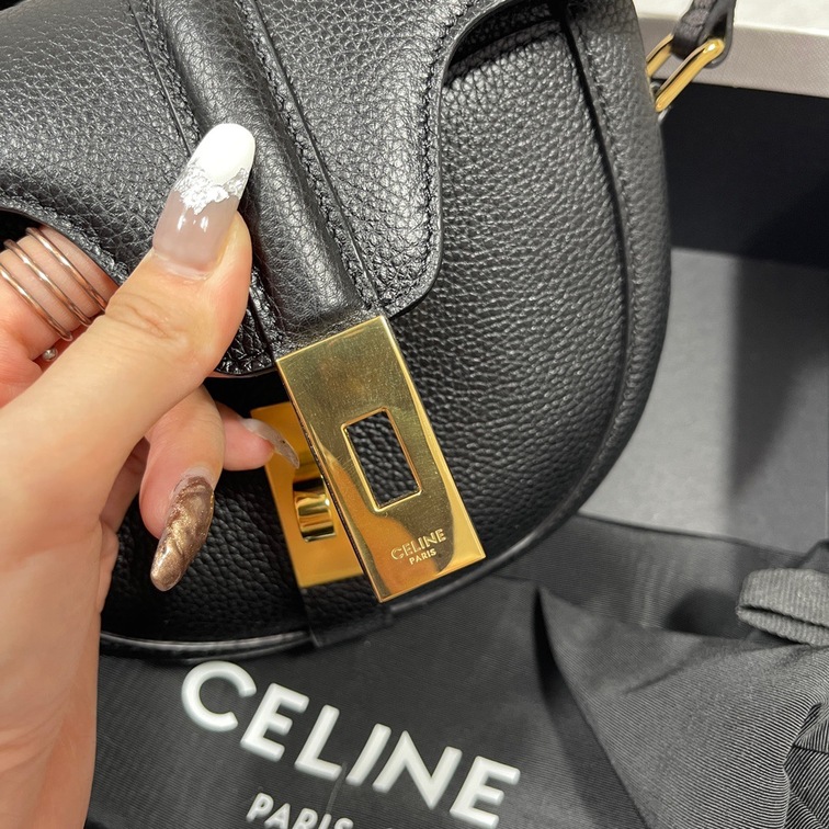 Celine Small Besace 16 Bag In Satinated Calfskin