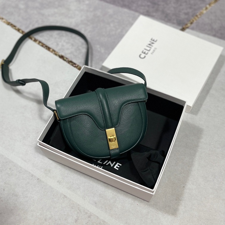 Celine Small Besace 16 Bag In Satinated Calfskin