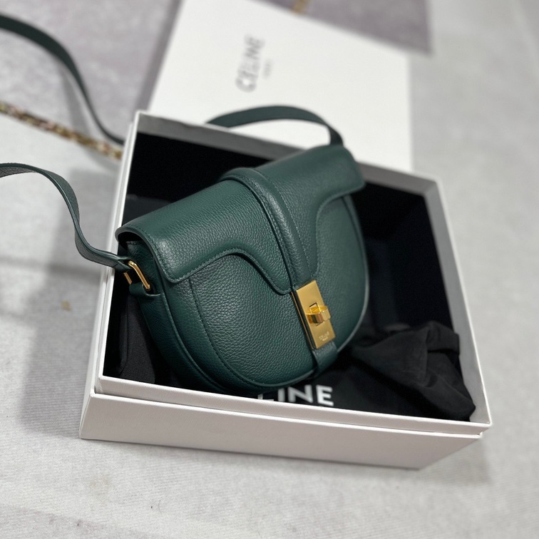 Celine Small Besace 16 Bag In Satinated Calfskin