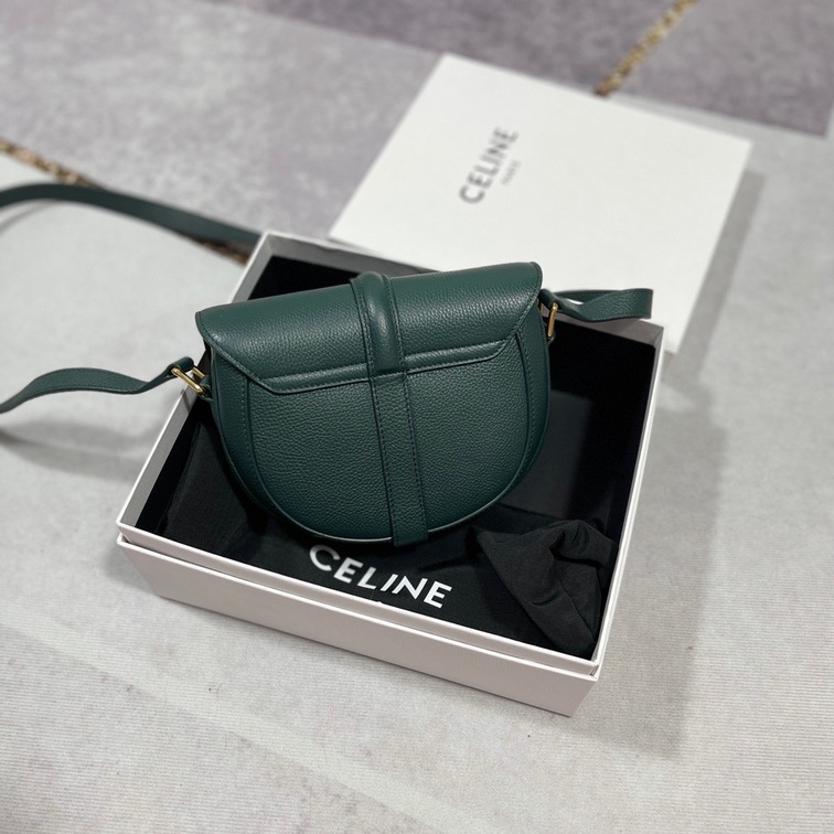 Celine Small Besace 16 Bag In Satinated Calfskin