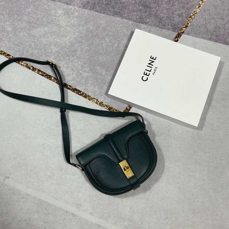 Celine Small Besace 16 Bag In Satinated Calfskin