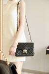 21k Diamond Buckle Flap Bag