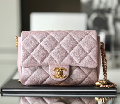 21k Mini Bag Grained Calfskin