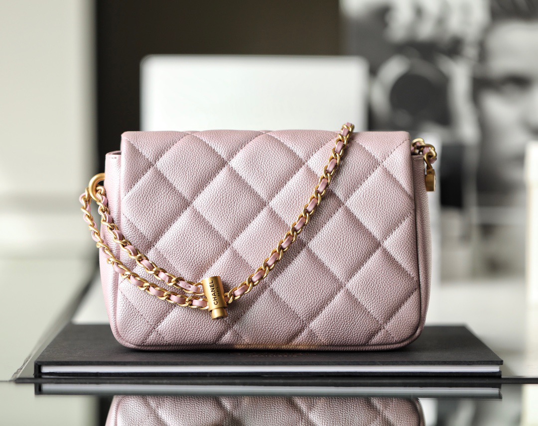 21k Mini Bag Grained Calfskin