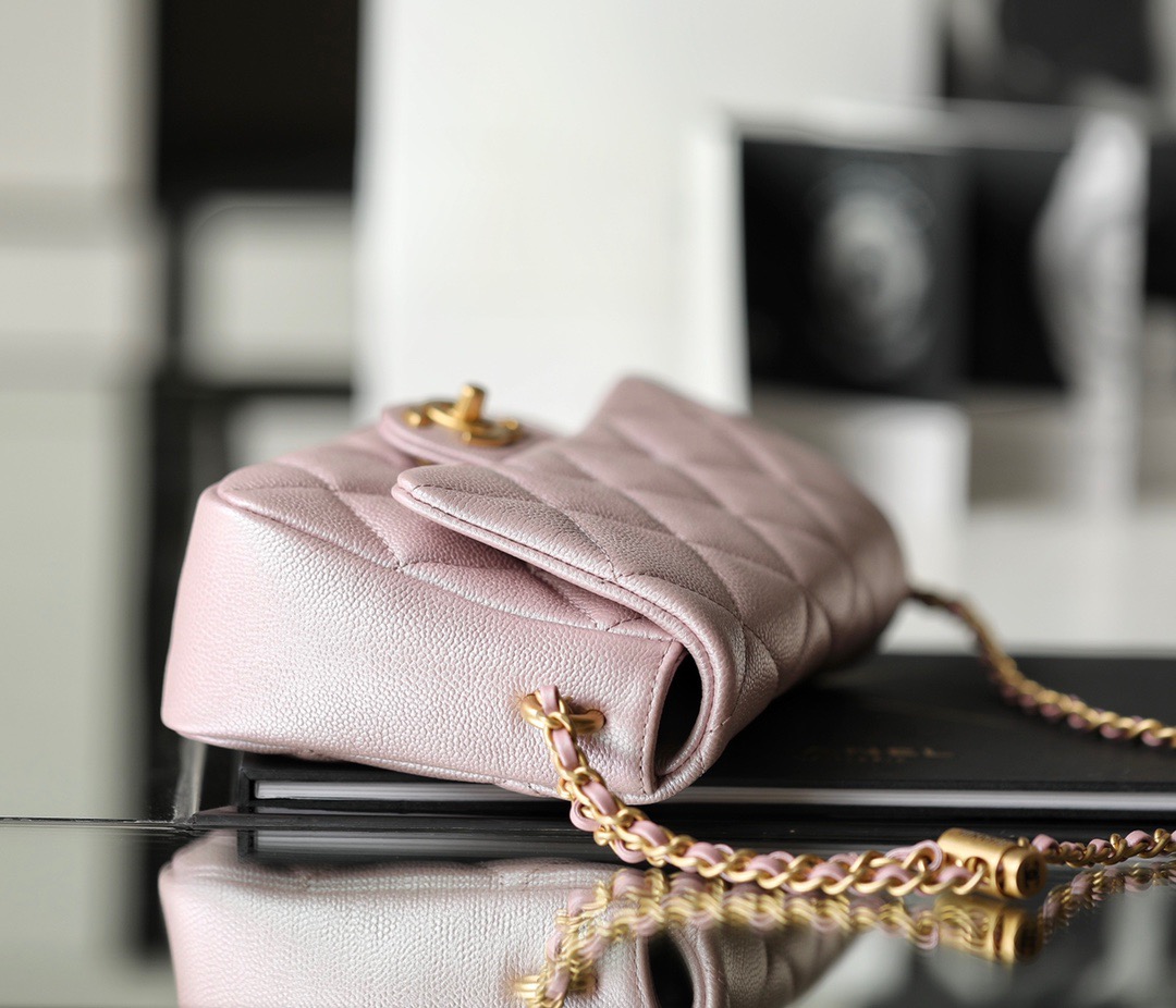 21k Mini Bag Grained Calfskin