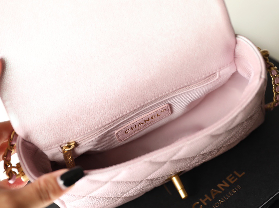 21k Mini Bag Grained Calfskin