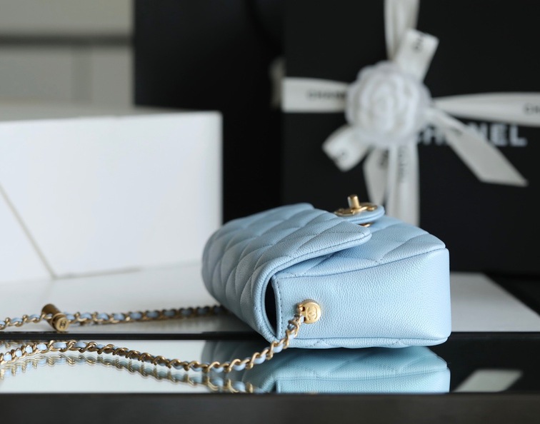21k Mini Bag Grained Calfskin