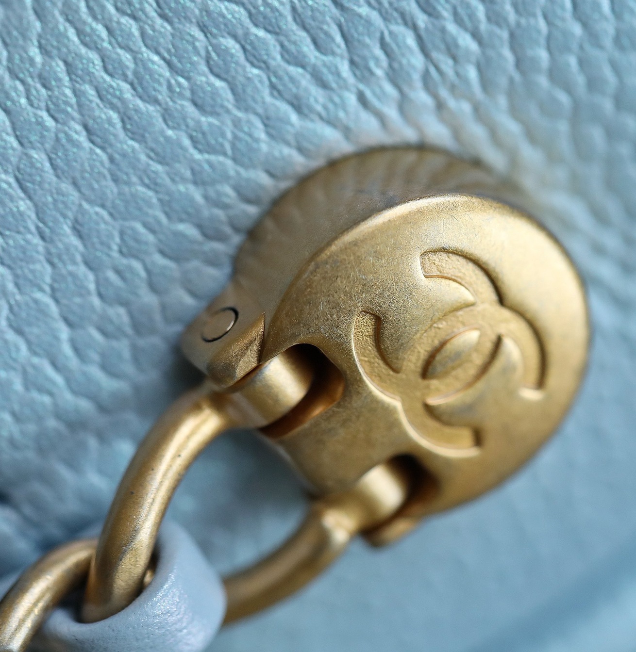 21k Mini Bag Grained Calfskin