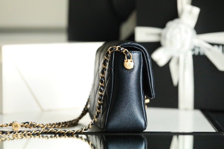 21k Mini Bag Grained Calfskin