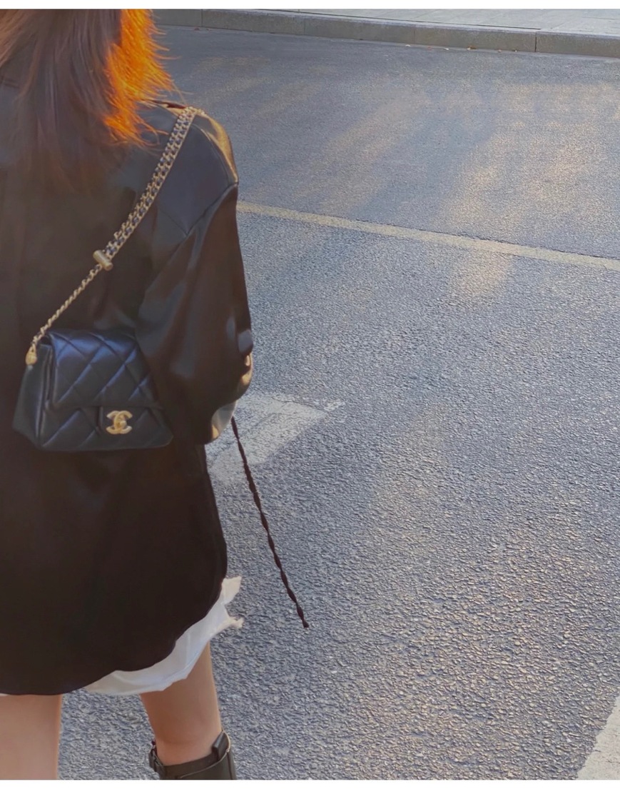 21k Mini Bag Grained Calfskin