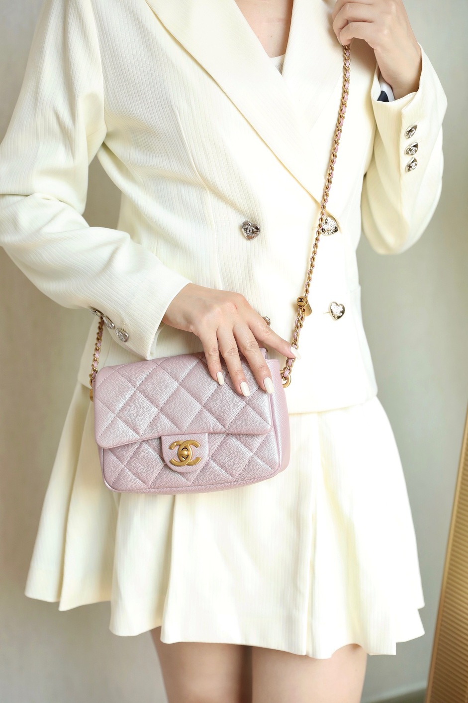 21k Mini Bag Grained Calfskin