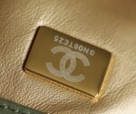 Lambskin Quilted Mini Cc Pearl Crush Rectangular Flap