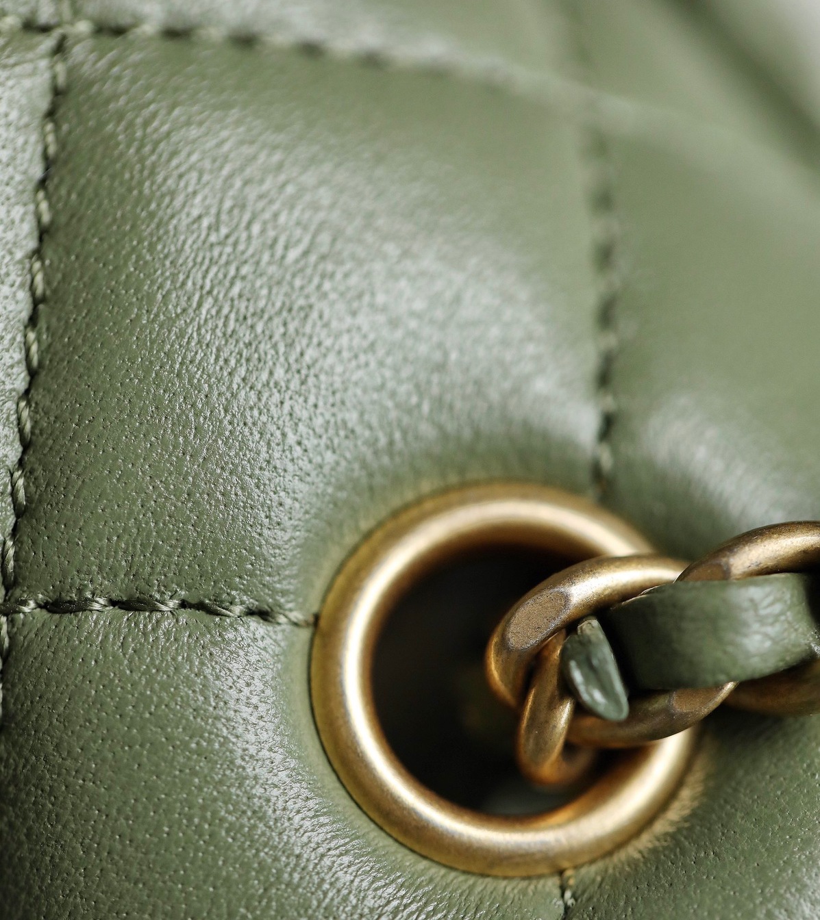 Lambskin Quilted Mini Cc Pearl Crush Rectangular Flap