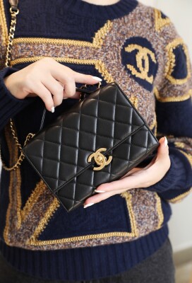 Mini Flap Bag With Handle